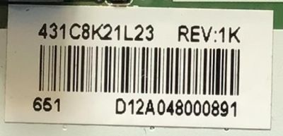 KIT DE TARJETAS PARA TV TOSHIBA MAIN 431C8K21L23 / VTV-L55730 / 461C8K21L23 / FUENTE PK101W1270I / FSP181-3FS01 / T-CON 34291100360311 / ST5461D04-1-C-1 / 34.29110.036 / PANEL K550WDR / MODELO 55L621U - Imagen 3